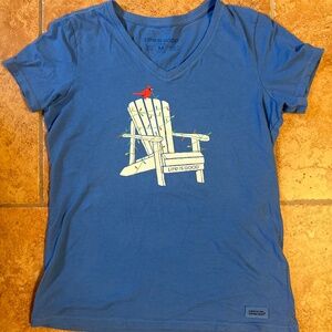 Christmas Tee Life is Good NWOT